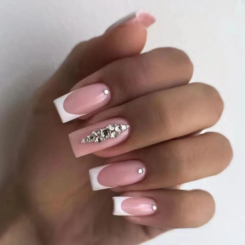 24Pcs Handmade Press On Nails