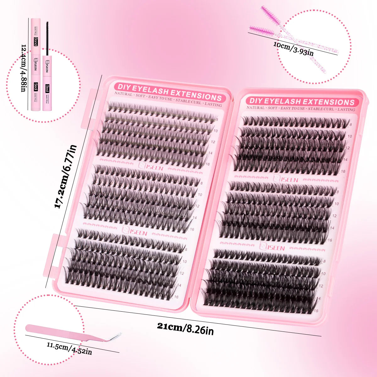Soft Glam Lash Cluster Kit
