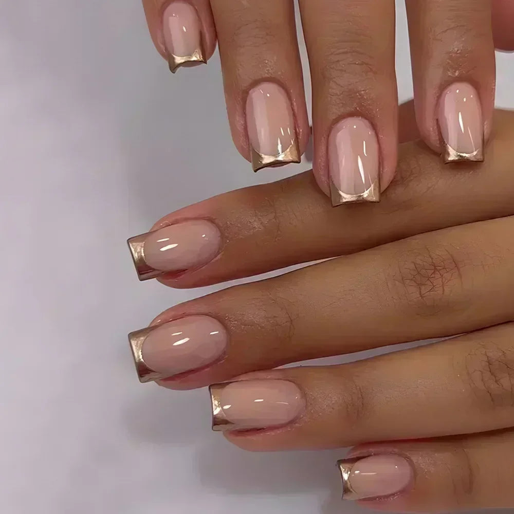 24Pcs Handmade Press On Nails