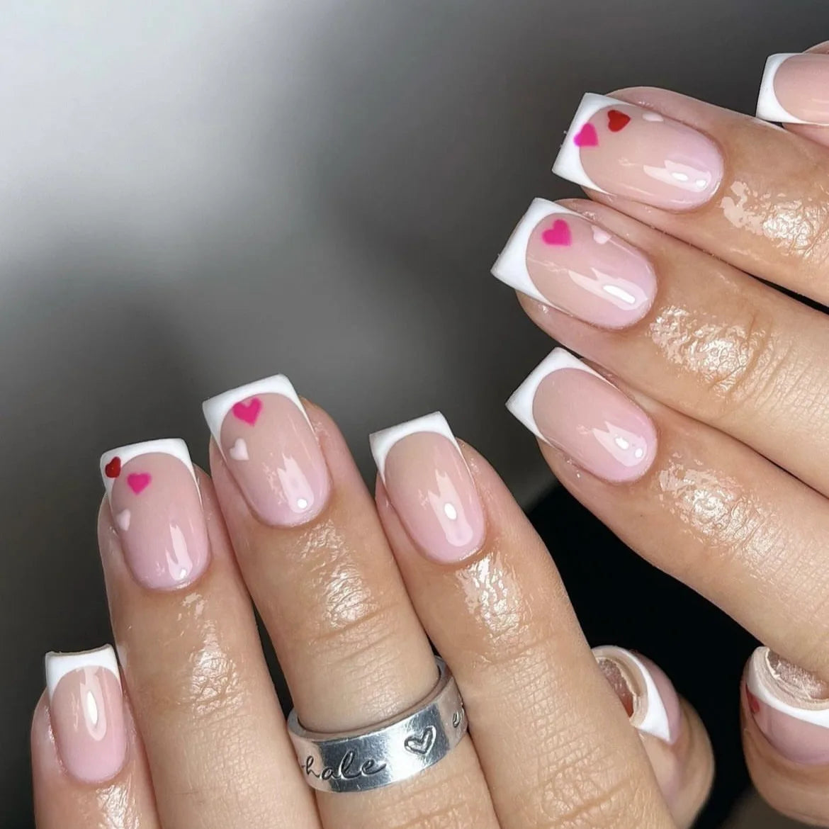 24Pcs Handmade Press On Nails