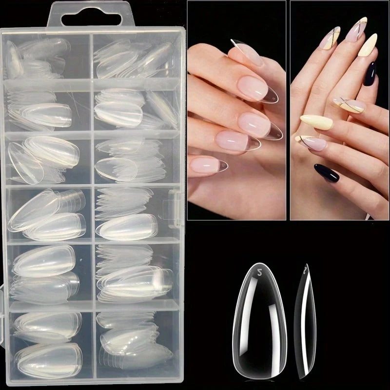 Soft Glam Clear Press-On Nails Kit