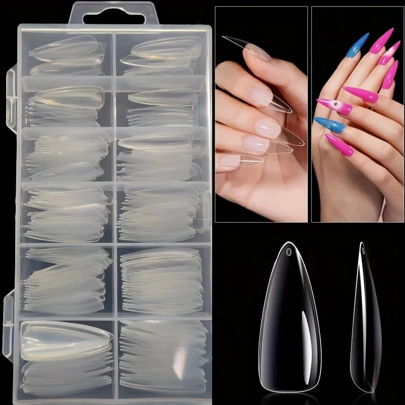 Soft Glam Clear Press-On Nails Kit