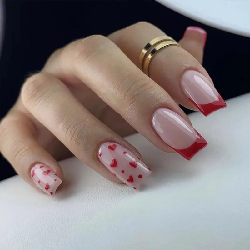24Pcs Handmade Press On Nails
