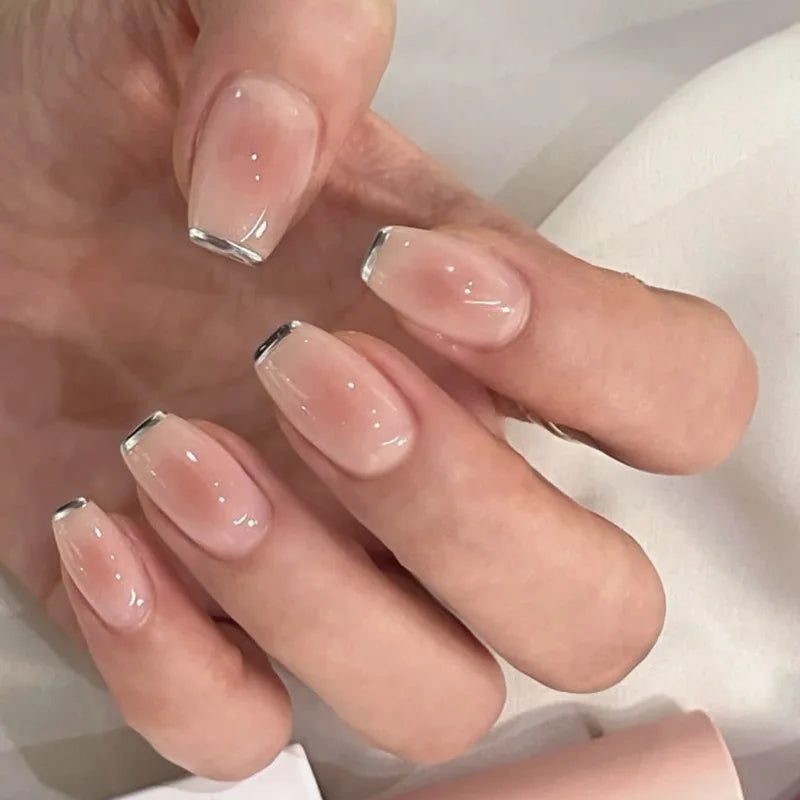 24Pcs Handmade Press On Nails