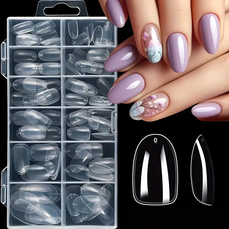Soft Glam Clear Press-On Nails Kit