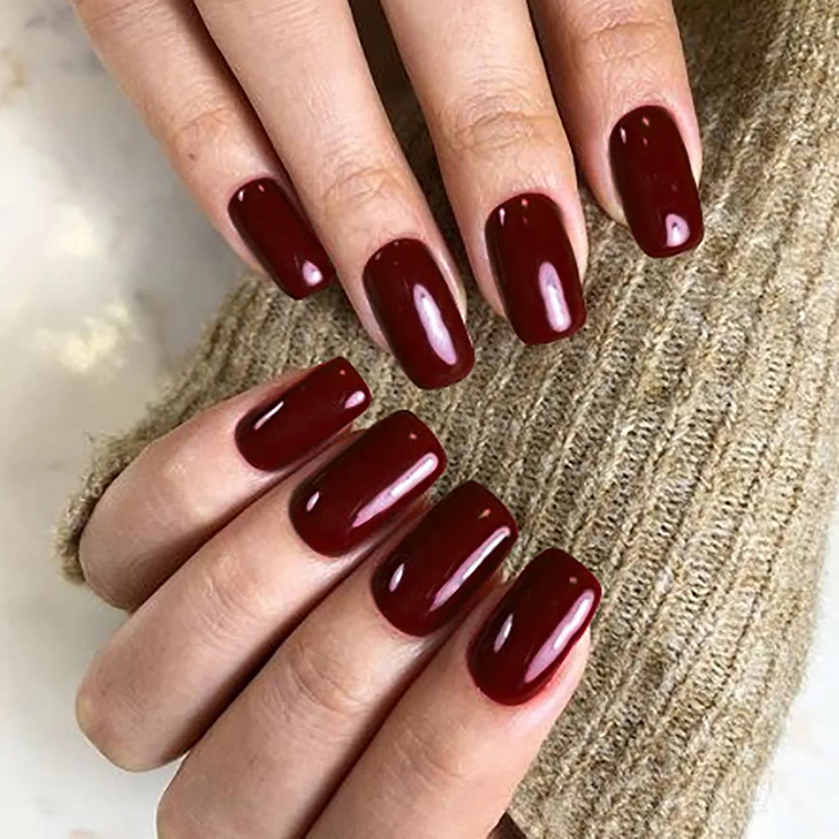 24Pcs Handmade Press On Nails