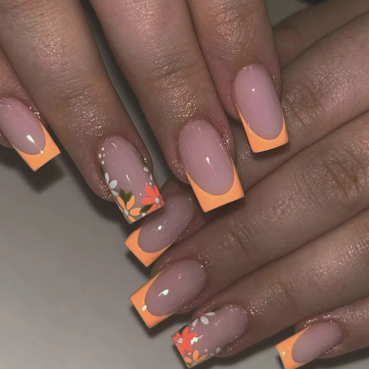 24Pcs Handmade Press On Nails