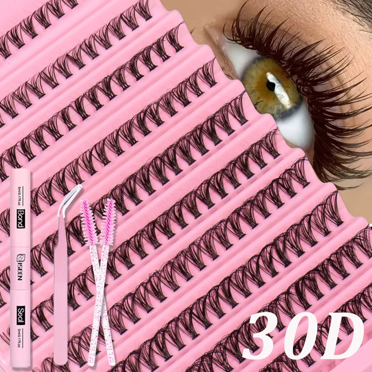 Soft Glam Lash Cluster Kit