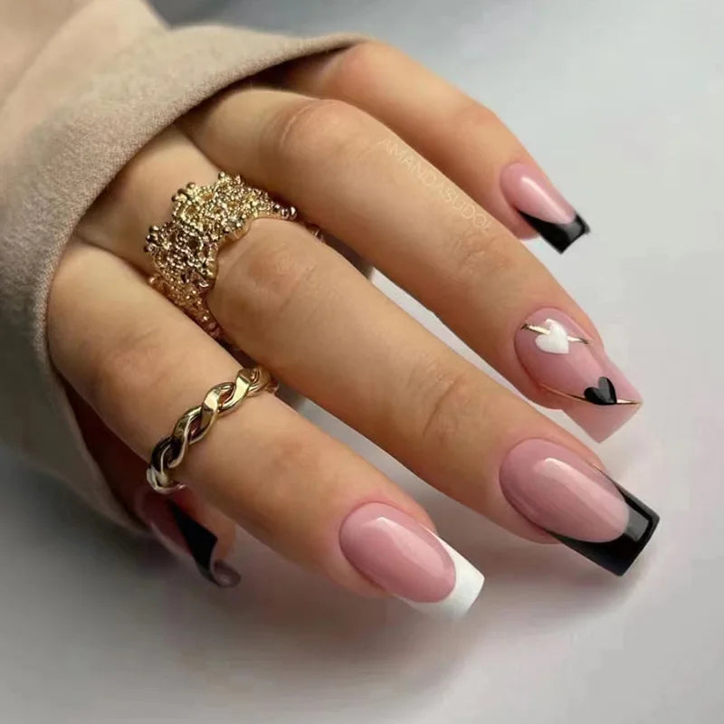 24Pcs Handmade Press On Nails
