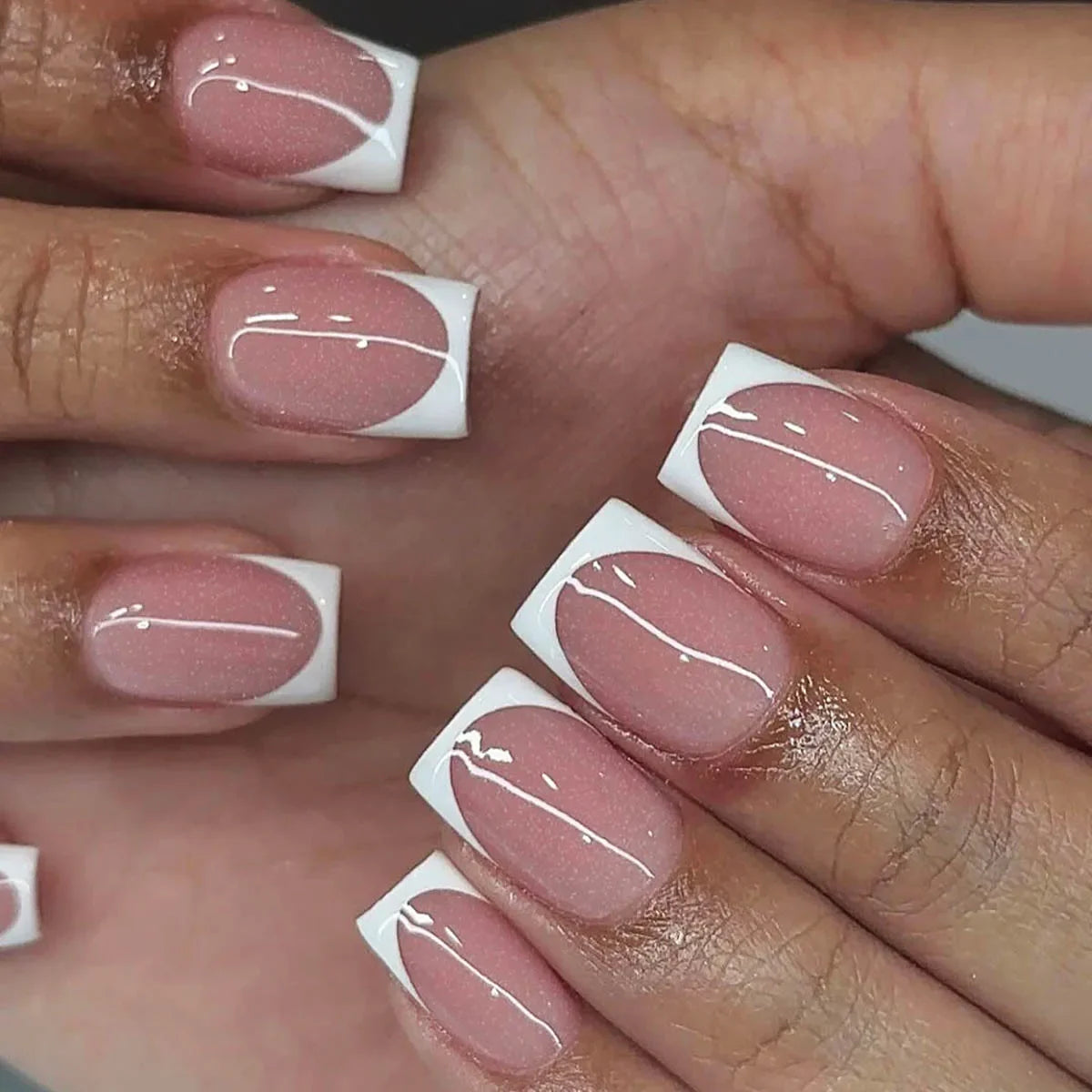 24Pcs Handmade Press On Nails