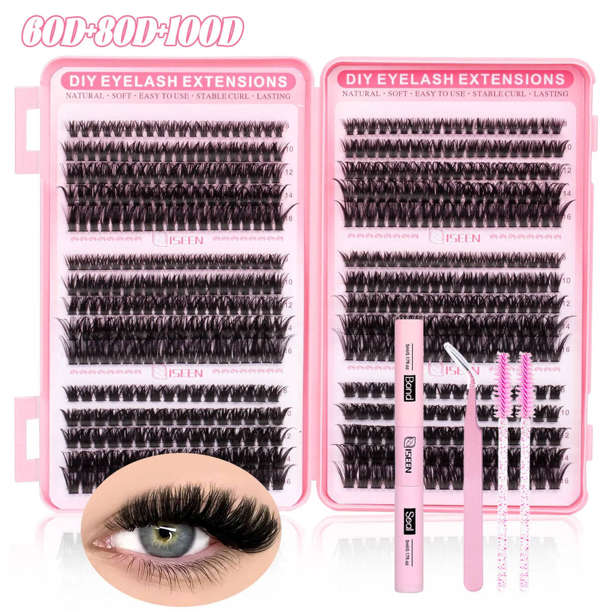Soft Glam Lash Cluster Kit