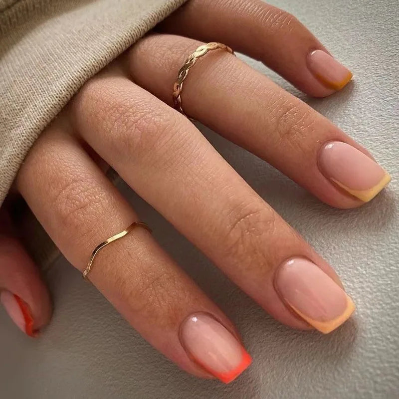 24Pcs Handmade Press On Nails