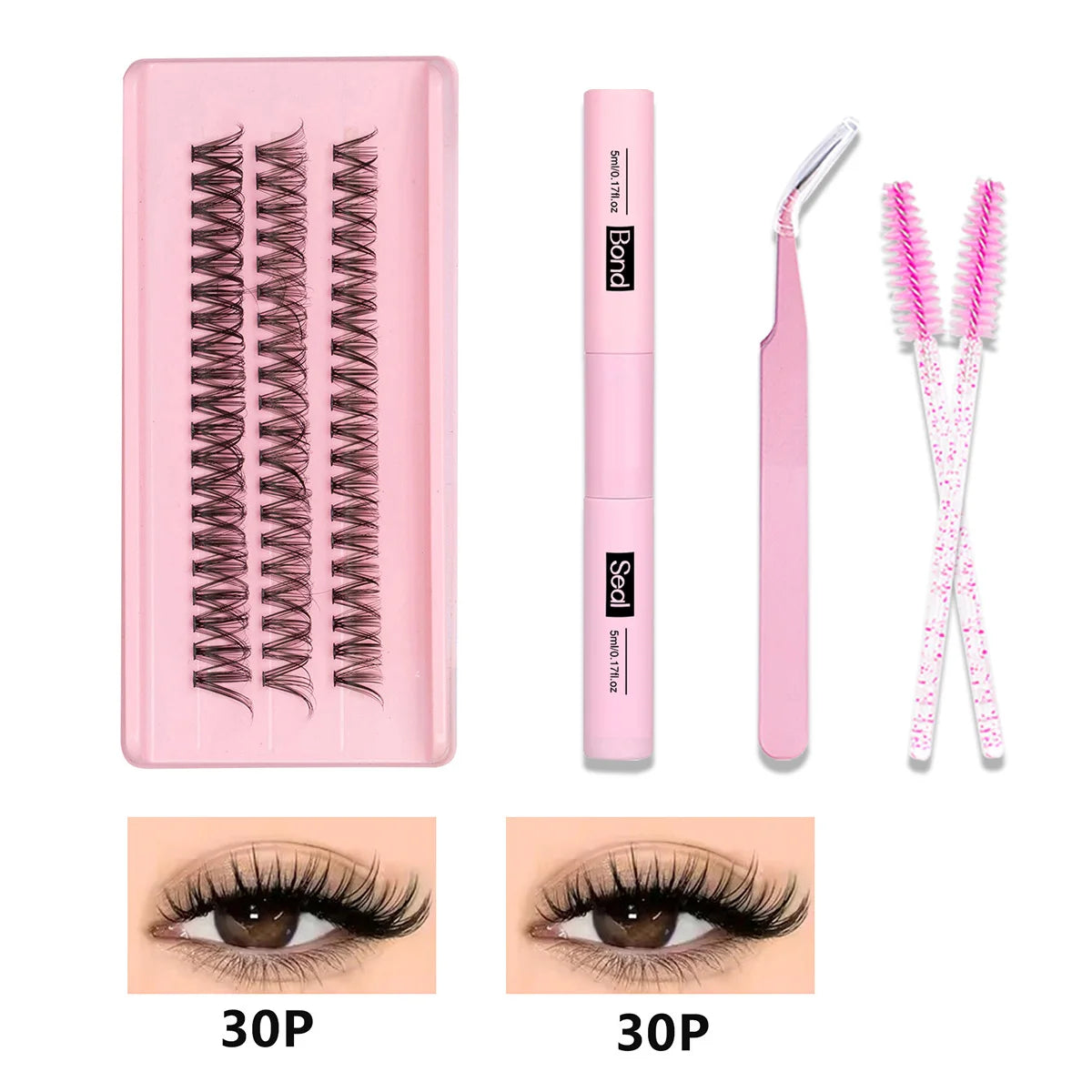 Soft Glam Lash Cluster Kit