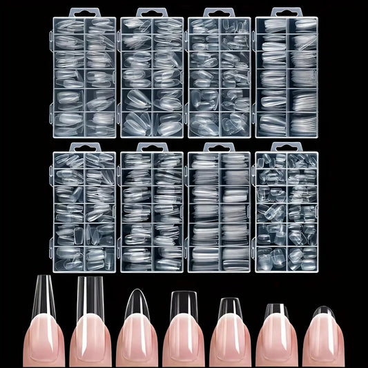 Soft Glam Clear Press-On Nails Kit