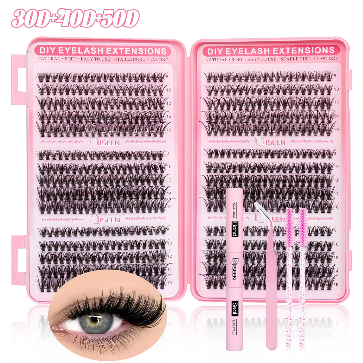 Soft Glam Lash Cluster Kit