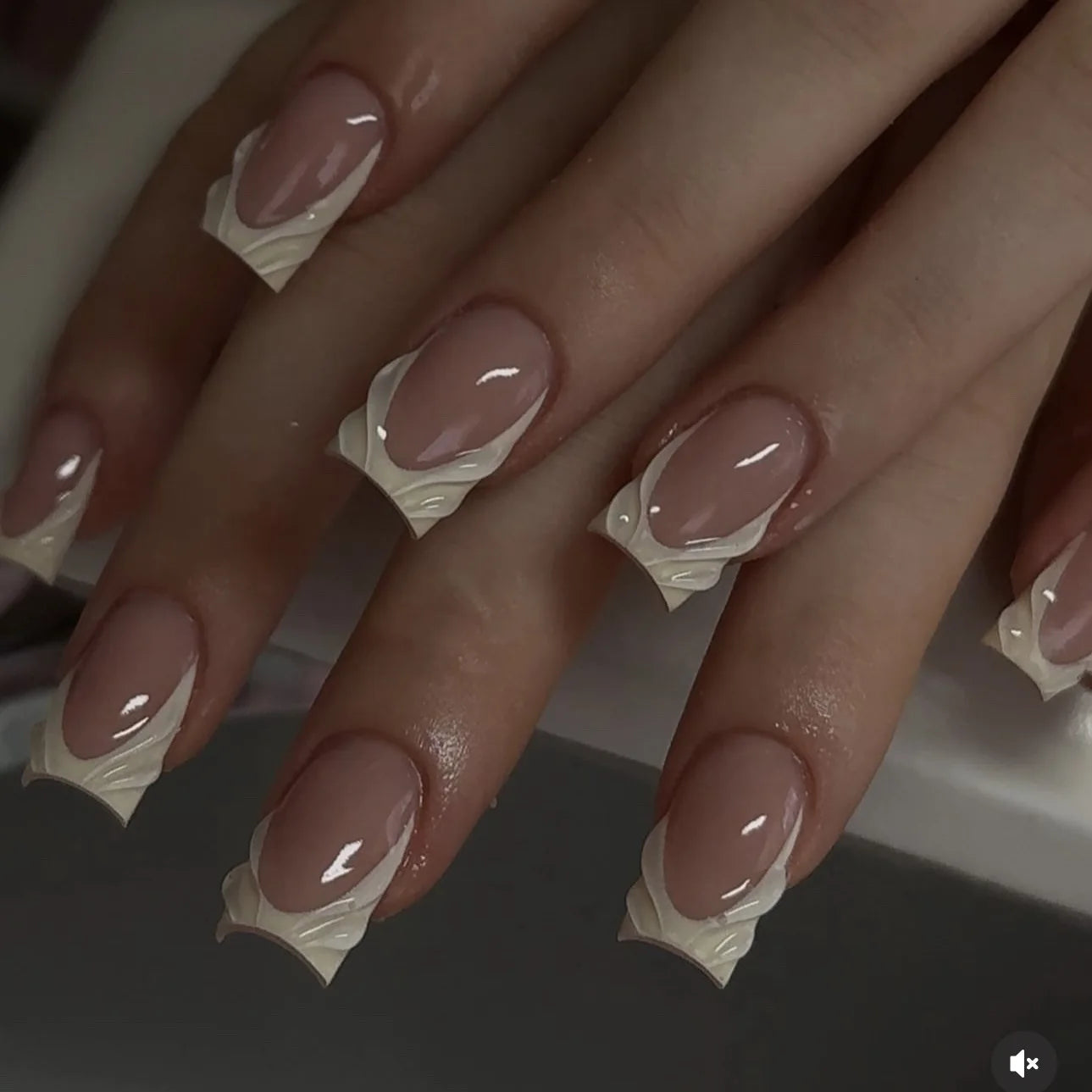 24Pcs Handmade Press On Nails