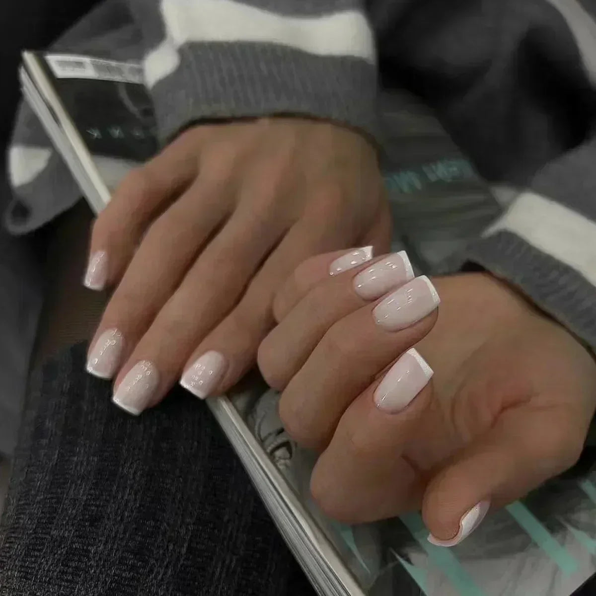 24Pcs Handmade Press On Nails