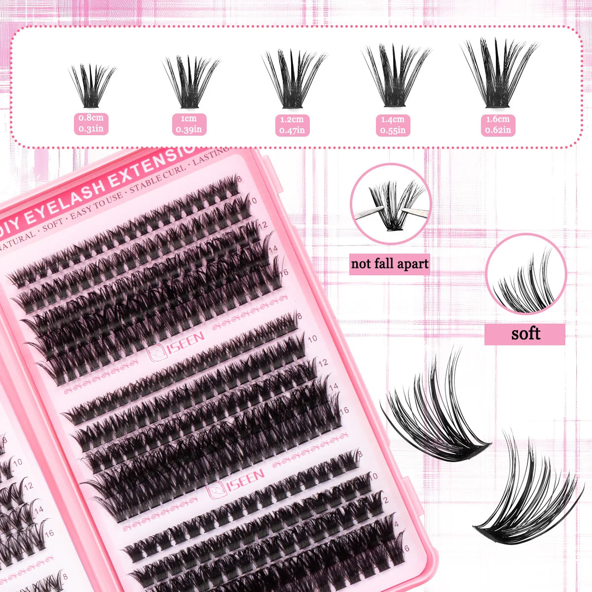 Soft Glam Lash Cluster Kit