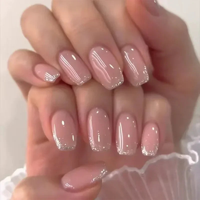 24Pcs Handmade Press On Nails